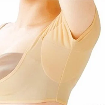 1 шт. Моющиеся подушечки для пота в форме футболки, многоразовые впитывающие духи, защитный дезодорант для женщин