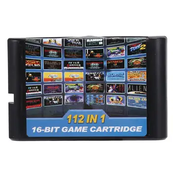 112 в 1 Игровой картридж 16 Бит Игровой Картридж для Sega Megadrive Genesis Игровой картридж для PAL и NTSC