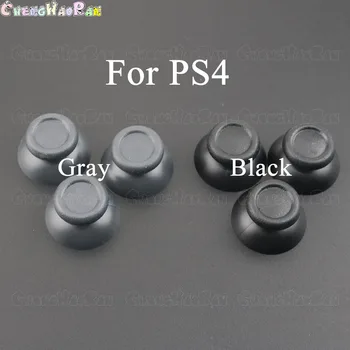 120 шт., черный/Серый Аналоговый чехол для PS4, 3D Палочки для большого пальца, Джойстик, Грибная крышка для контроллера Sony PlayStation 4 PS4 pro
