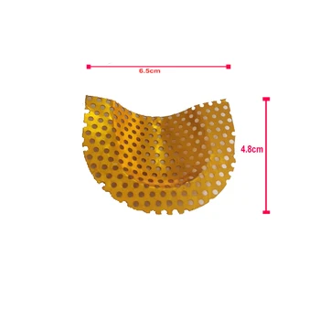 20 шт., верхняя часть для зуботехнической лаборатории, золотая металлическая Небная армирующая сетка для съемного протеза, Акриловая сетка для частичного протезирования