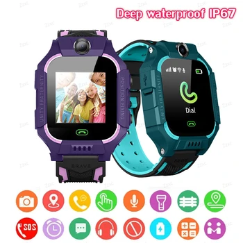 2023 Детские Смарт-часы Детские Телефонные Часы Smartwatch Для мальчиков И Девочек С Sim-картой Фото Водонепроницаемый IP67 Подарок Для IOS Android
