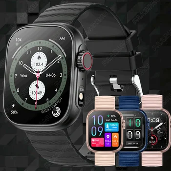 2023 НОВЫЙ Фонарик, Смарт-часы с 2,0-дюймовым Bluetooth-вызовом, Наружные Умные часы, Монитор здоровья, Водонепроницаемые спортивные часы для Android IOS