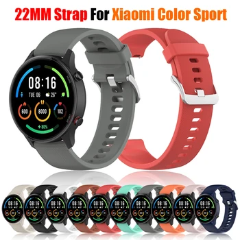 22 мм Для Xiaomi Watch Color sports edition Ремешок Для Amazfit GTR 47 мм Силиконовый Ремешок Сменный Браслет Ремешки Для Наручных Часов Браслет