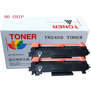2PK Совместимый тонер-картридж TN-2450 для принтера Brother 2450 L2350DW L2375DW L2395DW L2710DW L2713DW L2750DW Без чипа