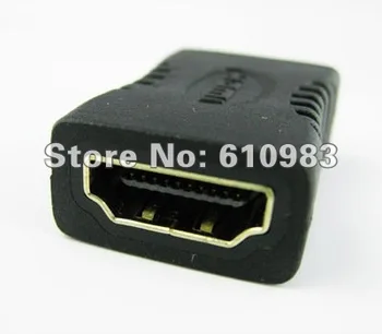 (5 шт./лот) Адаптер-конвертер HDMI-HDMI Female F/F для HDTV DVD