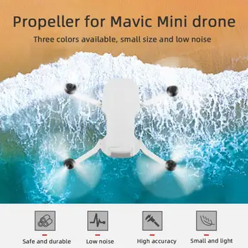 50% Лидер Продаж, 2 Пары Мини портативных лопастных бесшумных пропеллеров для дронов DJI Mavic Mini