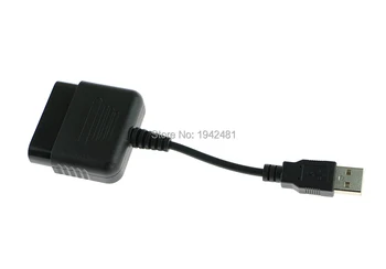 50 шт. Для Sony PS1 PS2 джойстик геймпад Для PS3 ПК USB контроллер Конвертер Кабель-адаптер Без драйвера
