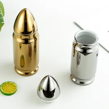 600 МЛ Модная Индивидуальная чашка-пуля, Керамическая кружка, Керамическая чашка в форме ракеты, Многофункциональная чашка, Чашка с логотипом, Креативные подарки