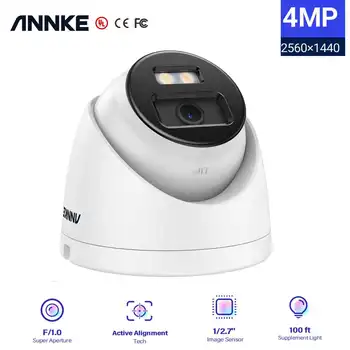 Annke 4-мегапиксельная IP-камера Wifi Наружная FHD IP-камера Беспроводная IP66 Всепогодная Камера ночного видения Металлическая камера видеонаблюдения