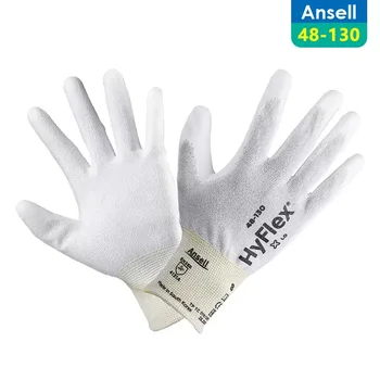 Ansell 48-130/48-135 Антистатические Удобные и износостойкие рабочие перчатки из резины для механической защиты рук