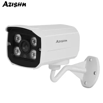 AZISHN 1080P AHD 2MP Камера Безопасности Наружная IP66 Водонепроницаемая с 4шт ИК-светодиодами для Наблюдения Ночного Видения CCTV Bullet Camera
