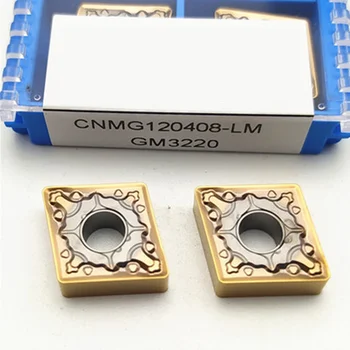 CNMG120404-LM GM3220/CNMG120408-LM GM3220/CNMG120404-LM GM3225/CNMG120408-LM GM3225 CNMG431 CNMG432 твердосплавная вставка с ЧПУ 10 шт./кор.