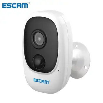 ESCAM G08 1080P Беспроводная Батарея Перезаряжаемая IP-камера PIR, Солнечная панель, Аудиокарта, облачное хранилище, Видеомагнитофон Безопасности