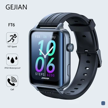 GEJIAN Smartwatch HD Экран Bluetooth Звонки Монитор сердечного ритма Сна 107 Спортивных Моделей Смарт-Часов Для Мужчин И Женщин Фитнес-Браслет