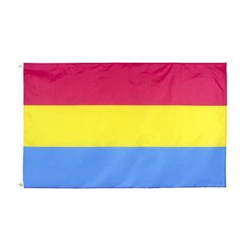 johnin 90x150 см, флаг омнисексуальной ЛГБТ-прайда, пансексуальный флаг