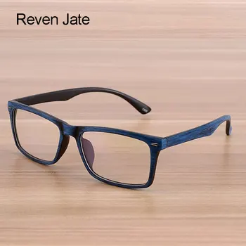 Reven Очки Мужские и женские Унисекс с деревянным рисунком Модные ретро оптические очки для очков в оправе Винтажные очки