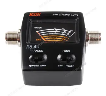 RS-40 КСВ/Ватт Измеритель мощности NISSEI 125-525 МГц UHF/VHF двухдиапазонный для радиолюбителей мобильного радио