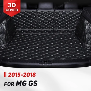 Автоматический коврик для багажника с полным покрытием для внедорожника MG GS 2015-2018 17 16 Кожаная накладка для автомобильного багажника, аксессуары для защиты салона грузового лайнера