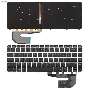 Американская Клавиатура для ноутбука HP Elitebook 840 G3 848 G3 840 G4 848 G4 745 G3 745 G4 С подсветкой