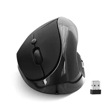 Беспроводная мышь перезаряжаемая вертикальная бионическая USB-мышь Эргономичный дизайн 2,4 g немой фотоэлектрический Bluetooth игровая мышь