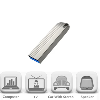 Высокоскоростной USB 2.0 флэш-накопитель Pen Drive 32GB U Stick 64GB 128GB Флешка флэш-диск для ПК Android с адаптером