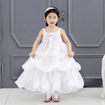 Детская Нижняя юбка Ханбок, Корейская Оригинальная Импортная Нижняя юбка Ханбок, Большая Нижняя Юбка Белого Цвета, Подарок на День Рождения для Девочки