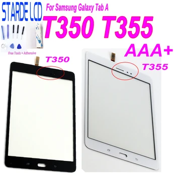 Для Samsung Galaxy Tab A T355 T350 SM-T355 SM-T350 Сенсорный экран Дигитайзер Сенсорная Стеклянная Панель Замена Планшета Бесплатными инструментами