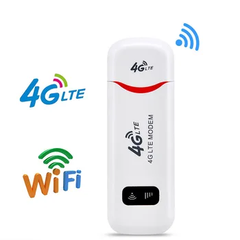 Домашние Компьютеры Офисные Сети Беспроводной USB Модем с Sim-картой 4g Wifi Маршрутизатор LTE Мобильная Точка Доступа Wi Fi Европа Африка Азия Разблокирована