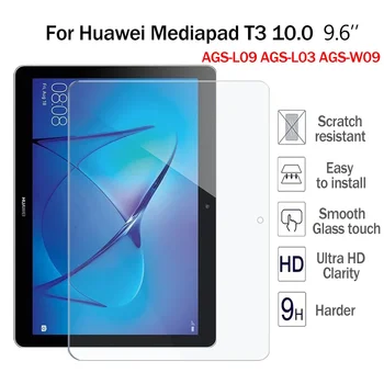 Защитная пленка из закаленного стекла для планшета Huawei MediaPad T3 10 9,6 Дюймов Взрывозащищенная закаленная пленка