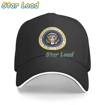 Изготовленная на заказ печать Президента Соединенных Штатов, бейсбольная кепка, Спортивная Мужская Женская Регулируемая кепка с гербом, осенняя шляпа для папы