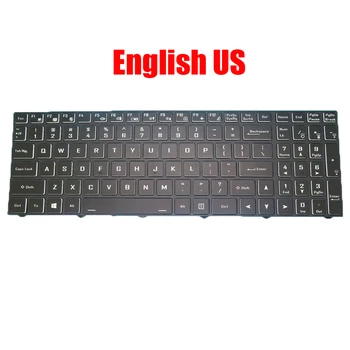 Клавиатура для ноутбука Eurocom Nightsky RX315 RX317 PC50HR PC70HR PC70HR-D Английская АМЕРИКАНСКАЯ Черная С Подсветкой Новая