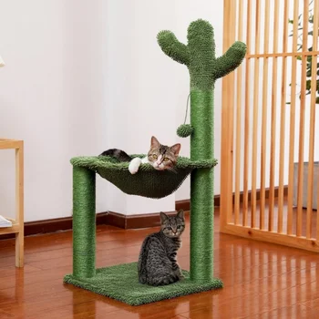 Когтеточка для кошек Cactus - Стильная и функциональная Мебель Для домашних животных, кошачий гамак, коврик для домашних животных