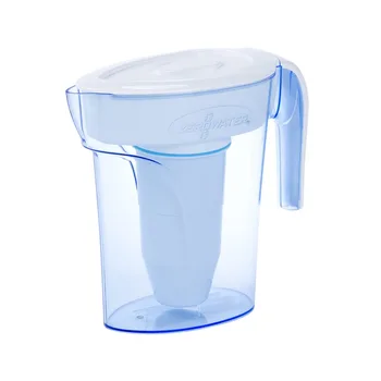 Кувшин-фильтр для воды на 6 чашек + 3 Фильтра - Сертифицированный NSF фильтр для воды 0 TDS для удаления свинца, тяжелых металлов, PFOA /PFOS фильтр для воды
