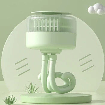 Мини-Гибкий вентилятор от комаров, Портативный ручной Вращающийся Охлаждающий вентилятор, USB-Аккумуляторный Кондиционер, Открытый Лагерь с 3 передачами