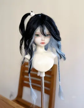 Модная укладка волос для девочек, парик можно разобрать, 1/4 эластичная сетка для волос куклы BJD из мохера, 1 шт.