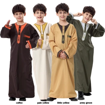 Модный Новый Халат для ближневосточных арабских мальчиков, Праздничное платье, платье для выступлений, Платье для выступлений, детская бутик-одежда