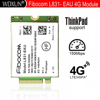 Модуль 4G LTE fibocom L831-EAU для беспроводной карты ThinkPad T470 T570 X270 L470 L570 P51S