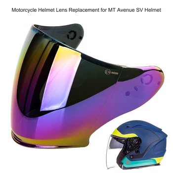 Мотоциклетный шлем Ветрозащитный объектив, козырек с выпуклой поверхностью, аксессуары для моторного шлема, замена шлема MT Avenue SV