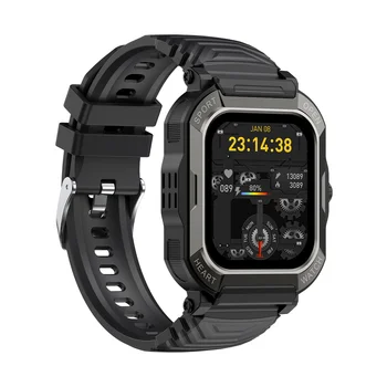 Мужские смарт-часы 2023 H30 с функцией Bluetooth для мониторинга сердечного ритма и артериального давления, водонепроницаемые спортивные военные смарт-часы на открытом воздухе