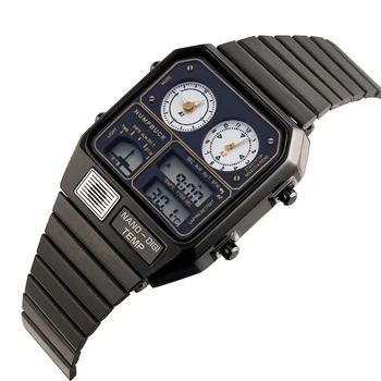 Мужские Цифровые наручные часы Водонепроницаемые Спортивные Фитнес Оптом Мужские Наручные роскошные часы