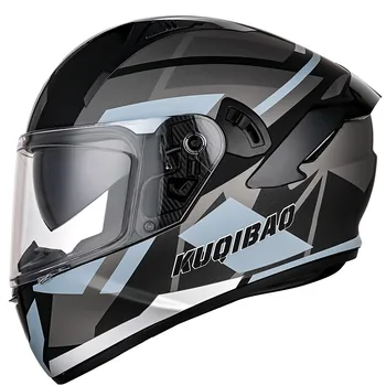 Новейший мотоциклетный шлем со съемной и моющейся подкладкой, защищающий от запотевания, из АБС-пластика с двойным усилением, мотоциклетный шлем со съемной и моющейся подкладкой + K5 Bluetooth