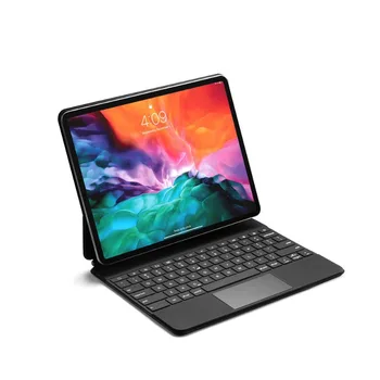 Новейший чехол 2023, беспроводная клавиатура BT Type C с трекпадом, магнитная клавиатура Magic Keyboard для iPad Pro 12,9 дюймов 2020 / 2021 /2018