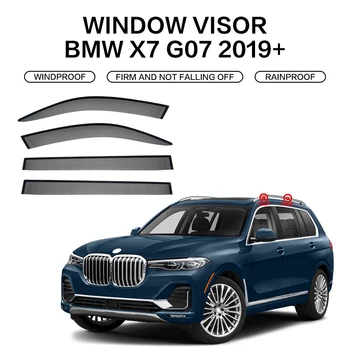 Оконный Козырек Для BMW X7 G07 2019-2023, Автомобильный Дверной Козырек, Погодные щитки, Защитные Стекла BMW X7 G07 2019-2023
