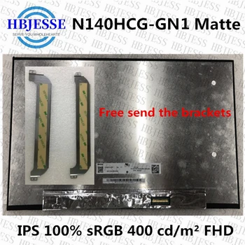 Оригинальная замена 14-дюймового ноутбука N140HCG-GN1 IPS 400cd/m2 LED ЖК-экран с матрицей FHD 1920x1080