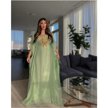 Платье Королевское исламское Современное Элегантное Дубай Марокканская Длинная рубашка Арабская праздничная одежда