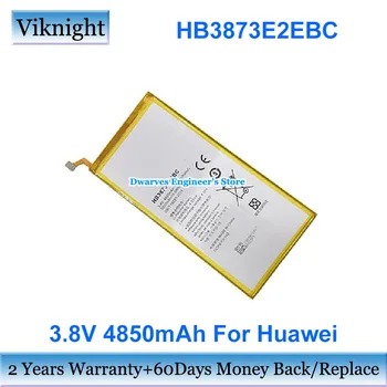 Подлинный Аккумулятор 3,8 V 4850 mAh 18.5Wh HB3873E2EBC HB3873E2EBW для зарядки Huawei Honor Pad X1 X2 7D-503L 7D-501L 7D-501U