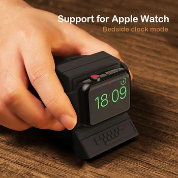 Подставка для зарядного устройства Держатель для Apple Watch Series Ultra 8 7 6 5 4 3 21 SE Зарядная док-станция для iWatch 44 40 45 41 42 38 мм Кабель для зарядки