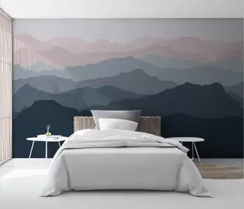Пользовательские Фотообои Обои для спальни Фон Гостиной Скандинавский современный пейзаж домашний Декор Креативная 3D художественная Настенная живопись