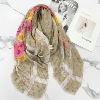Популярный модный бренд, женский высококачественный шарф, весенне-осенне-зимний теплый шарф-шаль, многофункциональная, стильная накидка
