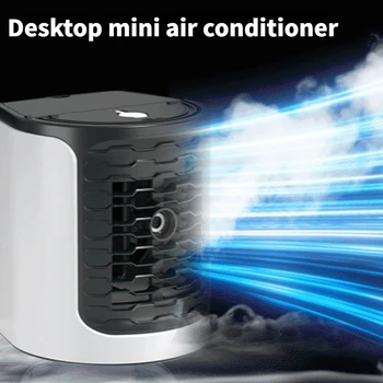 Портативный Мини-холодильник Кондиционер USB-Кулер для воды Бытовой Охладитель воздуха Увлажнение Настольный Распылитель Электрический Вентилятор